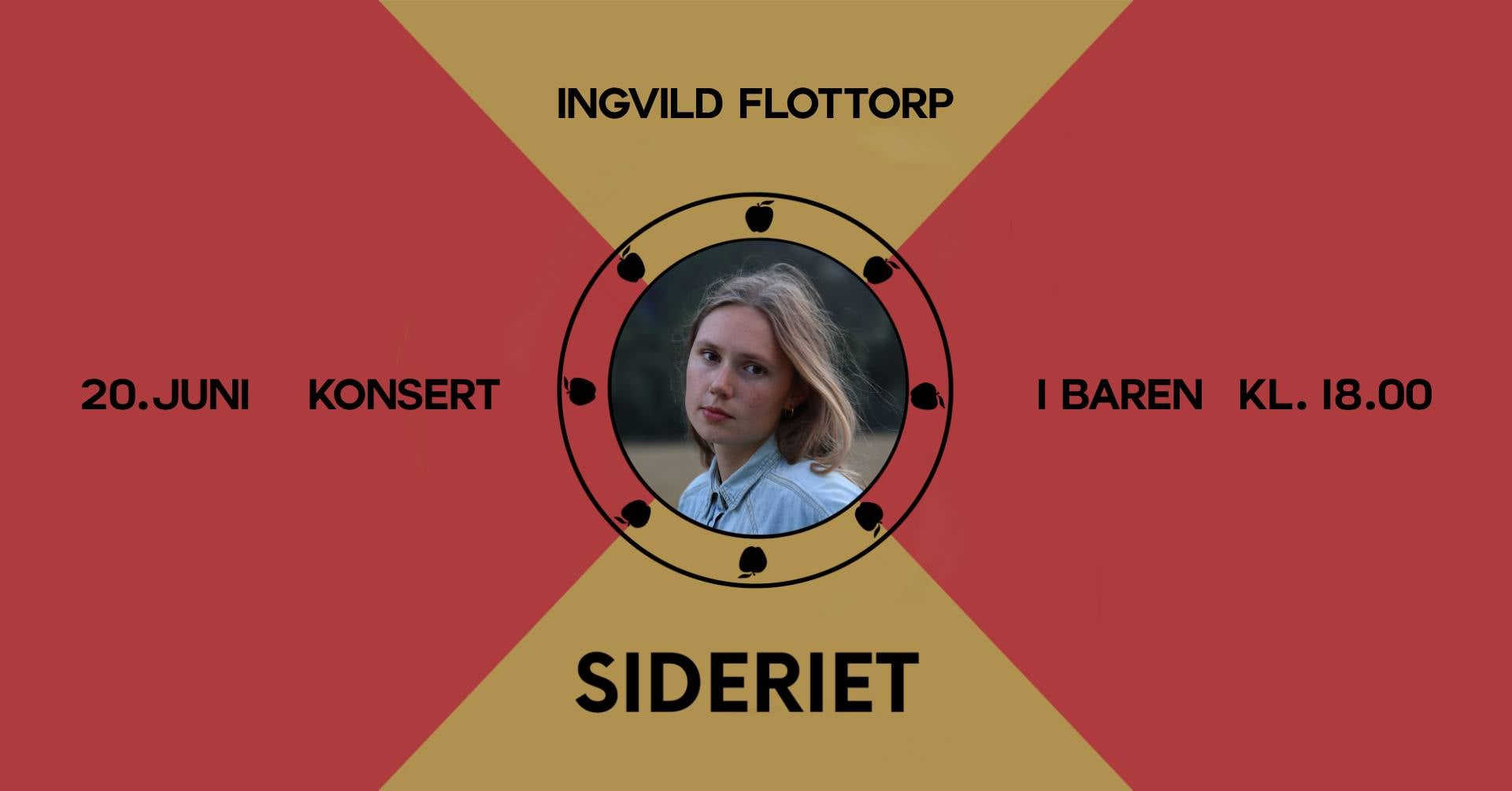 Konsert med Ingvild Flottorp 20. juni i Sideriet, Baren, kl. 18.00. Unik musikkopplevelse venter!